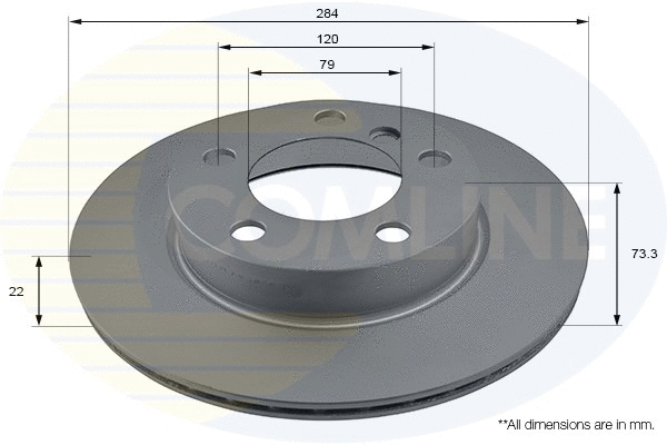 Brake Disc (ADC2823V)