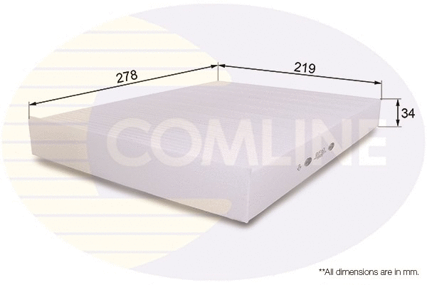 Filter, cabin air (EKF163)