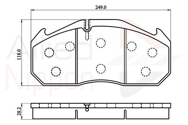 Brake Pad Set, disc brake (ACV014HD)