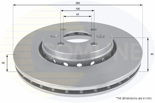 Brake Disc (ADC2720V)