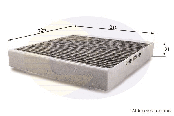 Filter, cabin air (EKF192A)