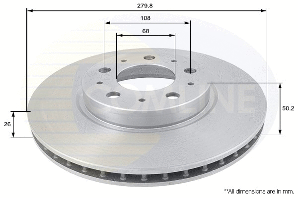 Brake Disc (ADC1904V)
