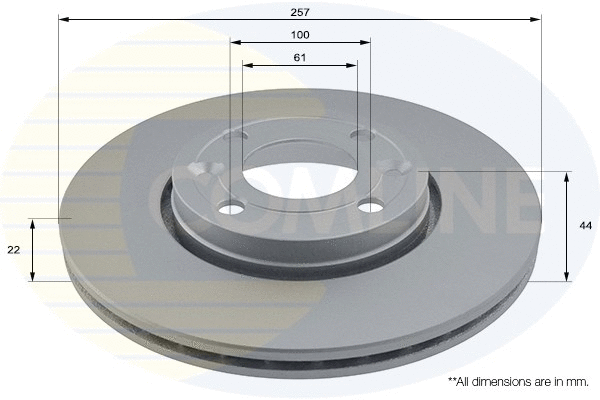 Brake Disc (ADC1597V)