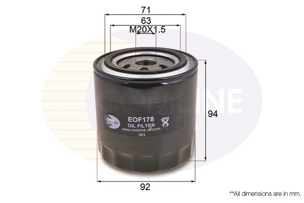 Oil Filter (EOF178)