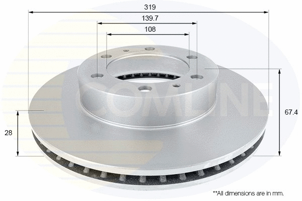 Brake Disc (ADC2508V)