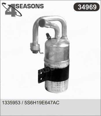 Dryer, air conditioning (34969)