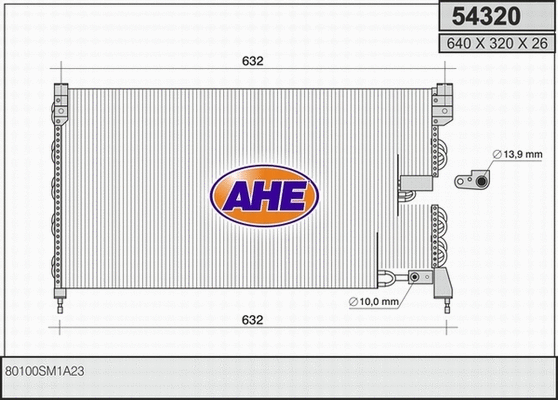 Condenser, air conditioning (54320)