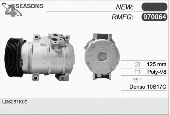 Compressor, air conditioning (970064)