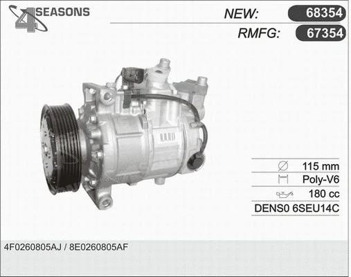 Compressor, air conditioning (68354)