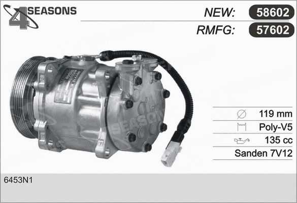 Compressor, air conditioning (57602)