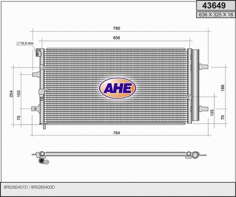 Condenser, air conditioning (43649)