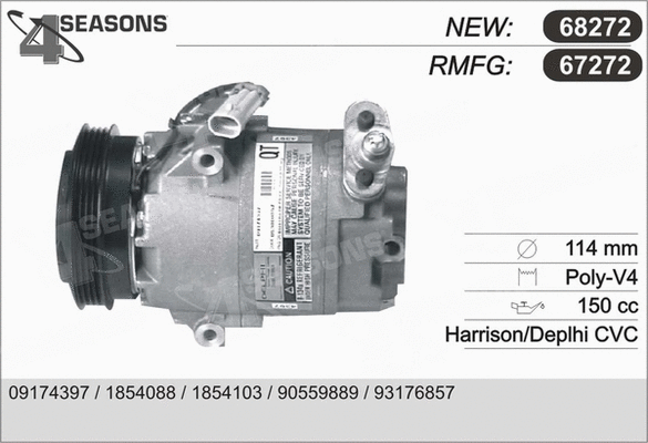 Compressor, air conditioning (67272)