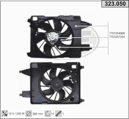 Fan, engine cooling (323.050)