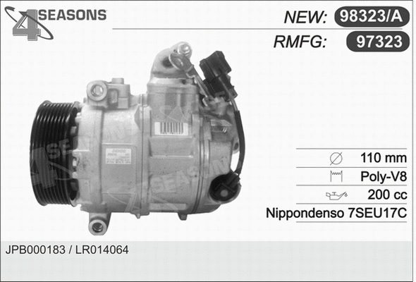 Compressor, air conditioning (97323)
