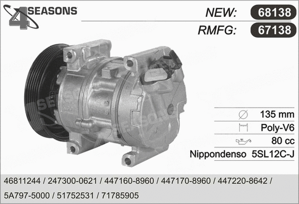Compressor, air conditioning (67138)