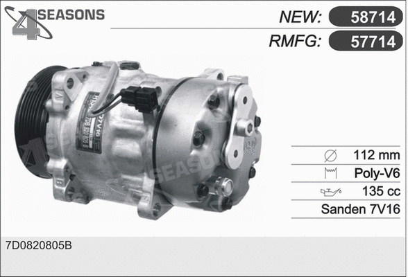 Compressor, air conditioning (57714)