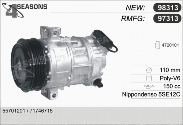 Compressor, air conditioning (97313)