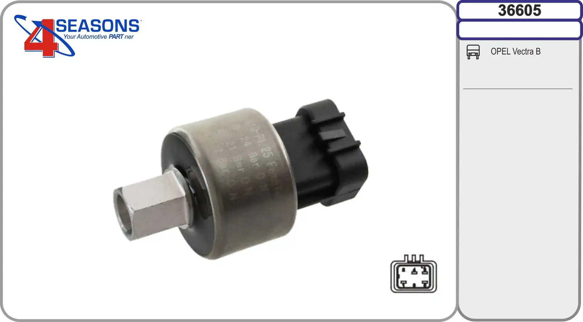 Pressure Switch, air conditioning (36605)