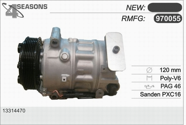 Compressor, air conditioning (970055)