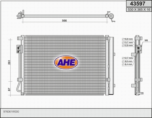 Condenser, air conditioning (43597)