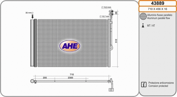 Condenser, air conditioning (43889)