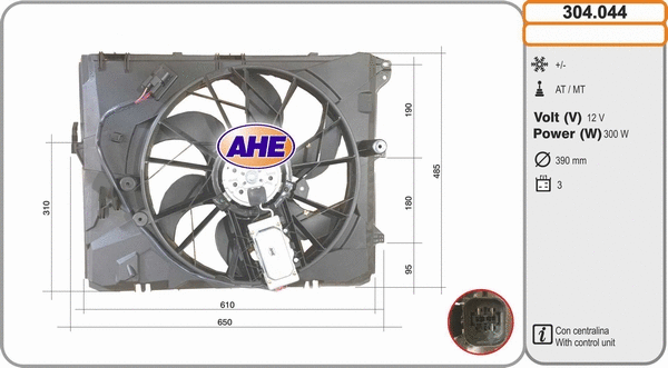 Fan, engine cooling (304.044)