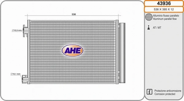 Condenser, air conditioning (43936)