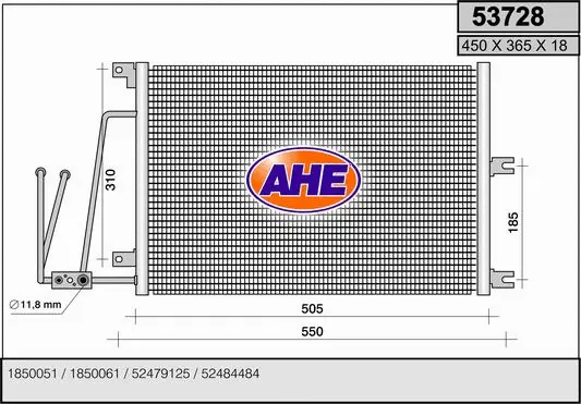 Condenser, air conditioning (53728)