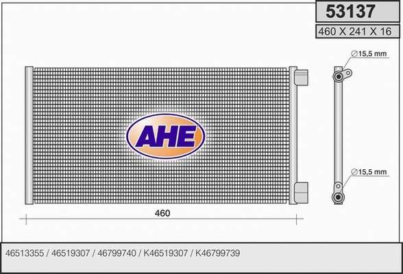 Condenser, air conditioning (53137)