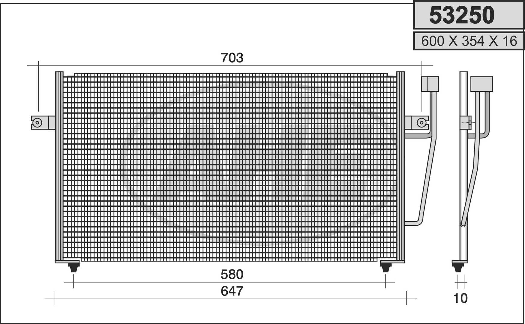 Condenser, air conditioning (53250)