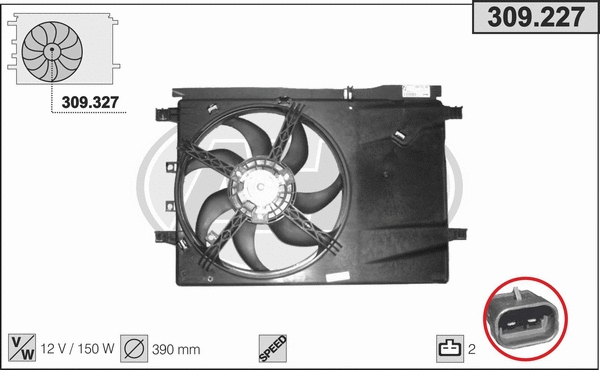 Fan, engine cooling (309.227)