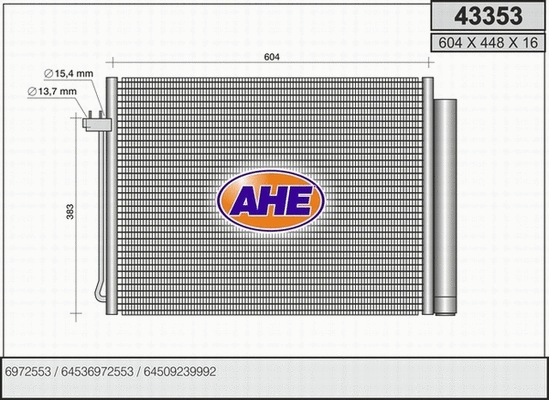 Condenser, air conditioning (43353)