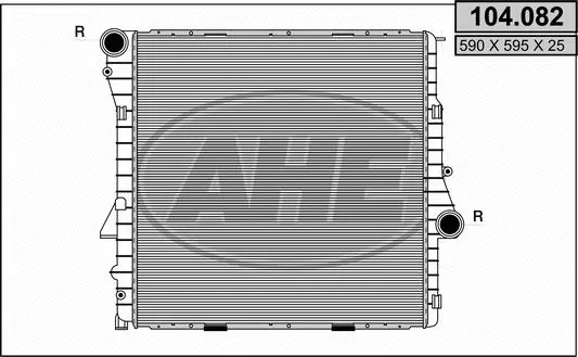 Radiator, engine cooling (104.082)