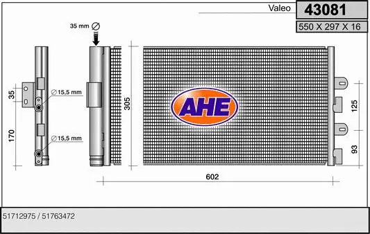 Condenser, air conditioning (43081)