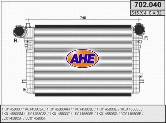 Charge Air Cooler (702.040)
