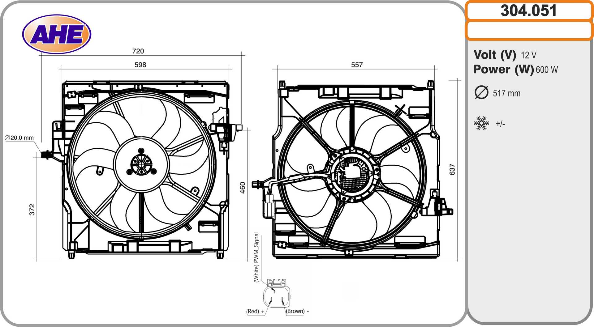 Fan, engine cooling (304.051)