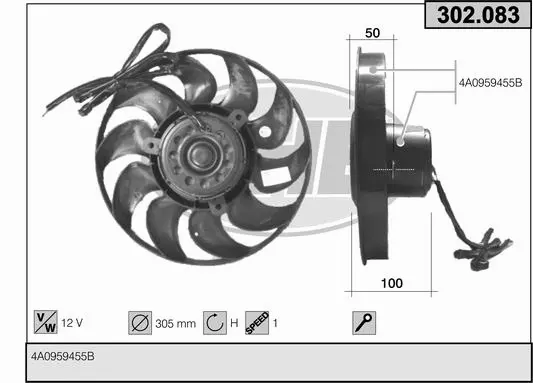 Fan, engine cooling (302.083)