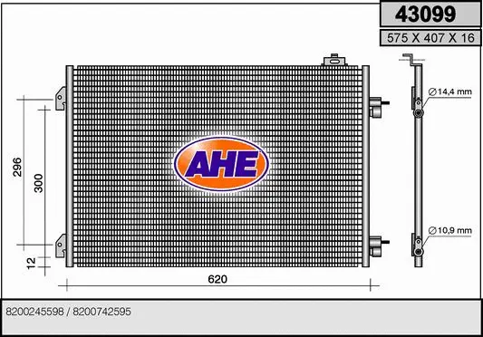 Condenser, air conditioning (43099)