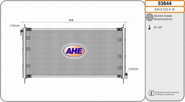 Condenser, air conditioning (53644)