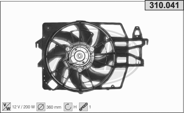 Fan, engine cooling (310.041)