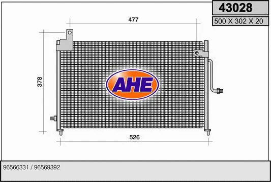 Condenser, air conditioning (43028)