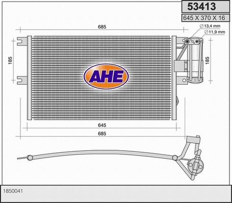 Condenser, air conditioning (53413)