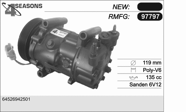 Compressor, air conditioning (97797)