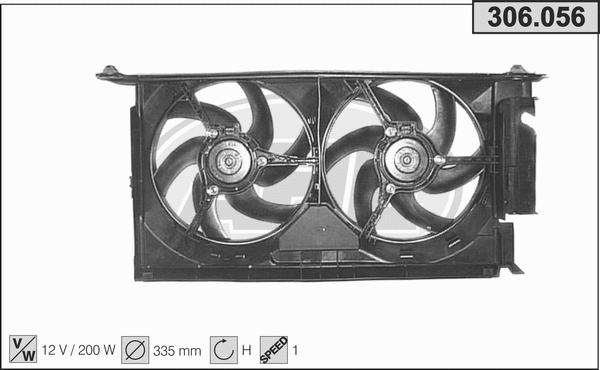 Fan, engine cooling (306.056)