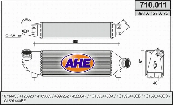 Charge Air Cooler (710.011)