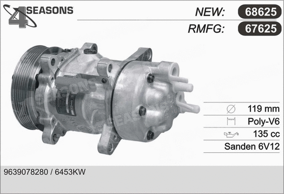Compressor, air conditioning (67625)