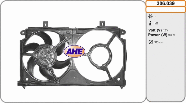 Fan, engine cooling (306.039)