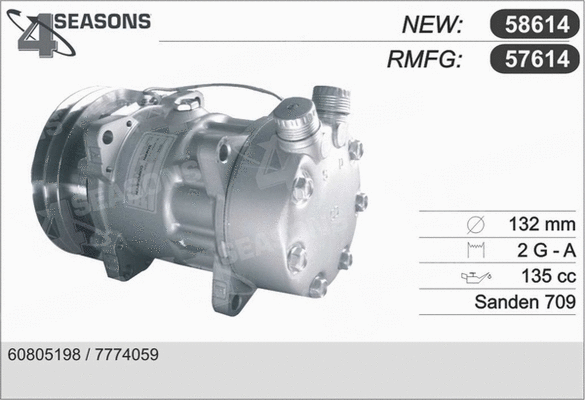 Compressor, air conditioning (57614)