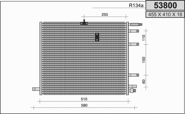 Condenser, air conditioning (53800)