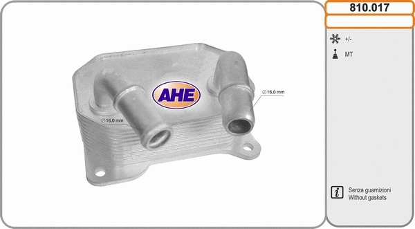 Oil Cooler, engine oil (810.017)